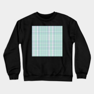 Pastel Aesthetic Sorcha 1 Hand Drawn Textured Plaid Pattern Crewneck Sweatshirt